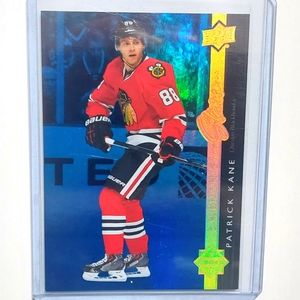Patrick Kane Shining Stars Blue Variation 2014-15 Insert Hockey Card #SS-32